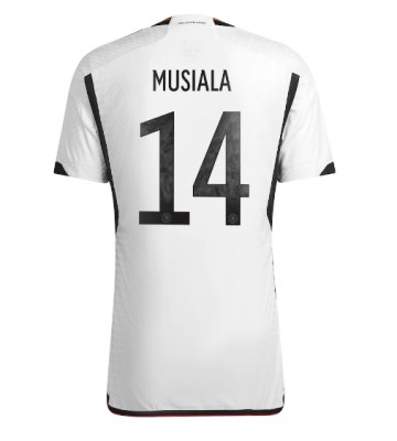 Tyskland Jamal Musiala #14 Hjemmebanetrøje VM 2022 Kort ærmer